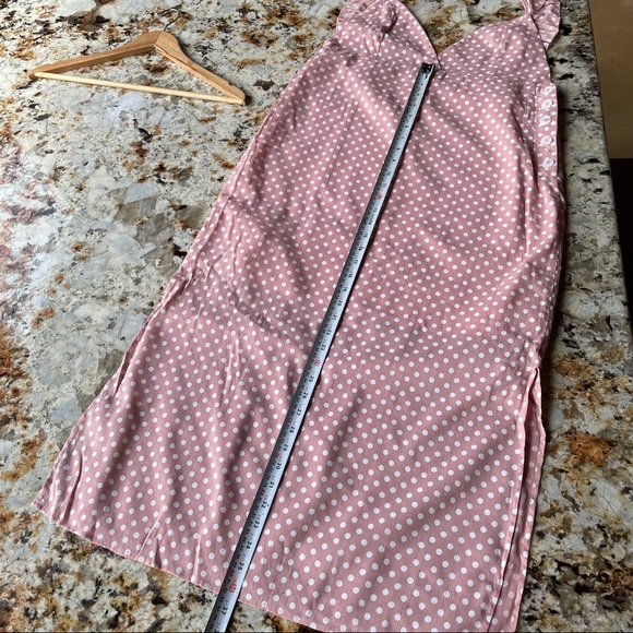 English Factory, PINK POLKA DOT MIDI DRESS, Large - Picture 8 of 15